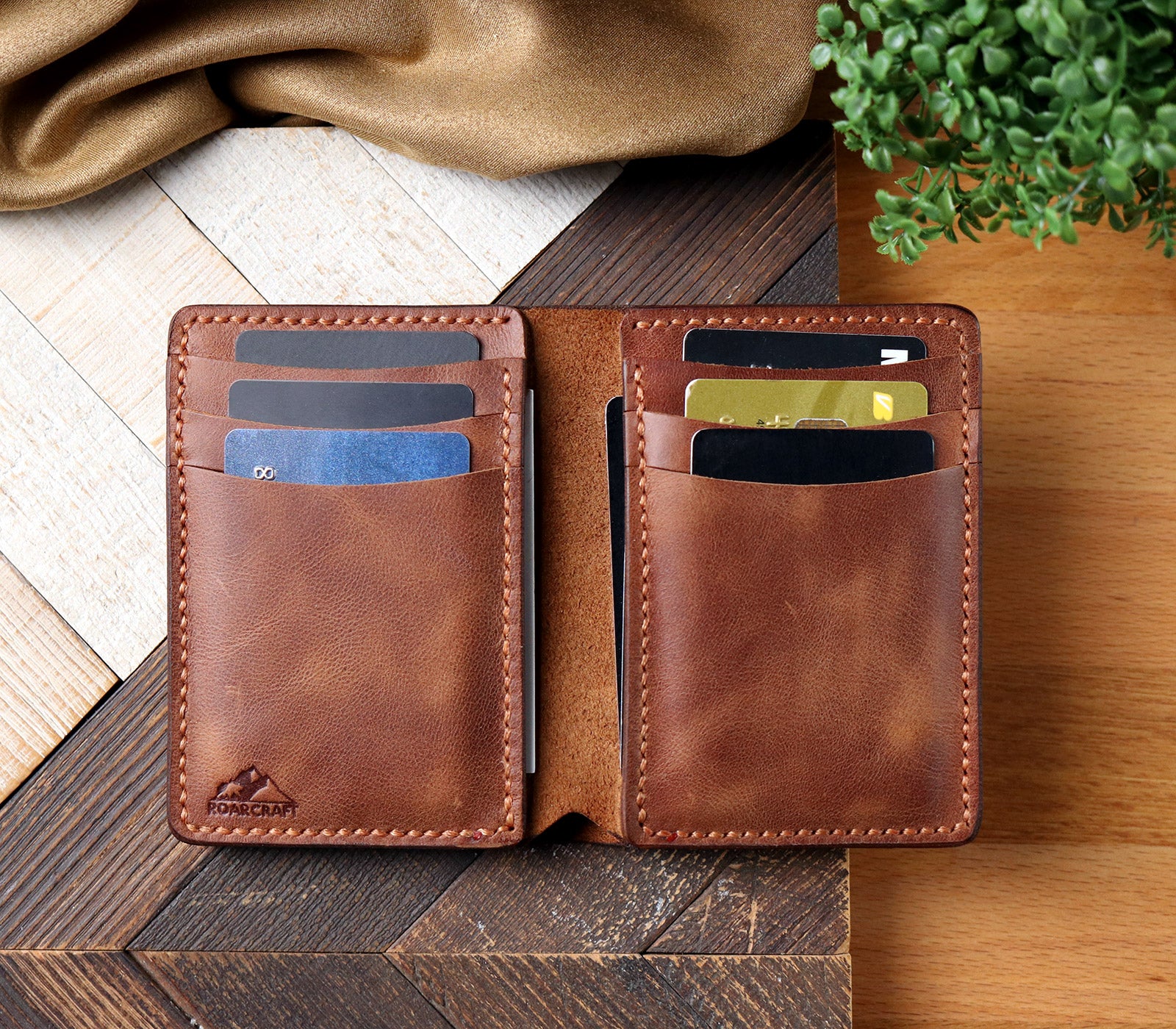 Custom handmade leather wallet for a recent customer : r/crafts