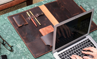 leather macbook organizer