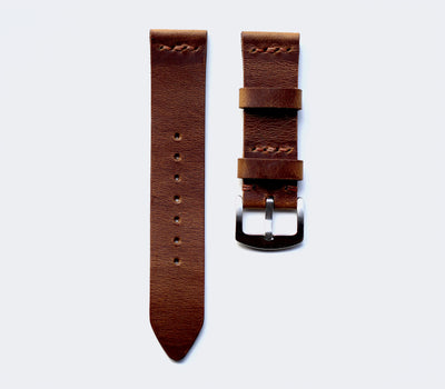 Leather Watch Strap - Antique Brown