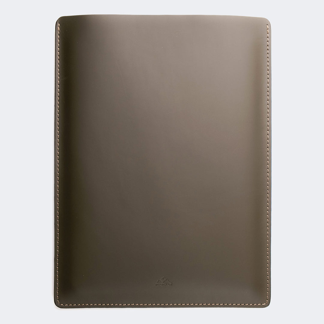 Leather MacBook Sleeve Olive