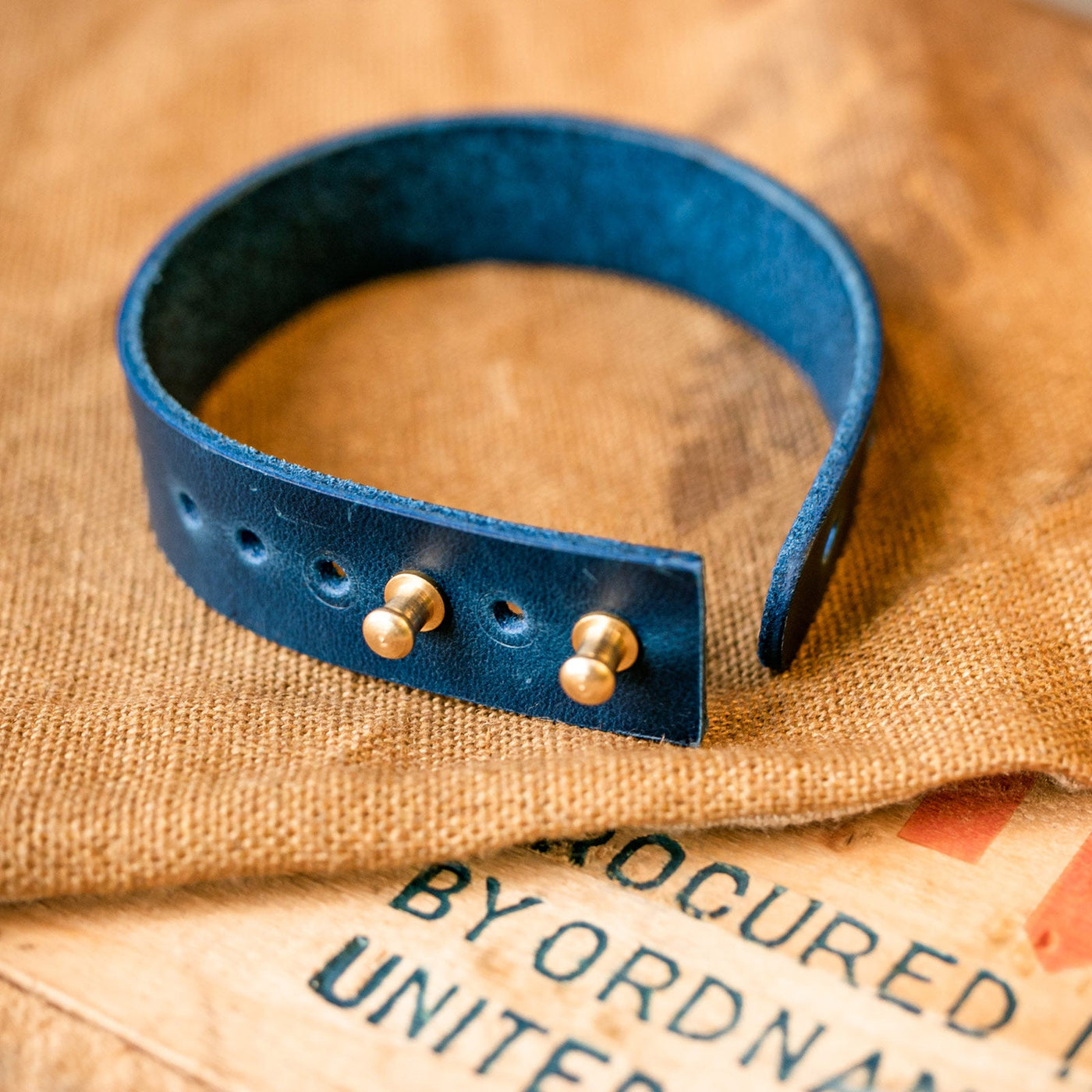 Adjustable Minimalist Leather Bracelet