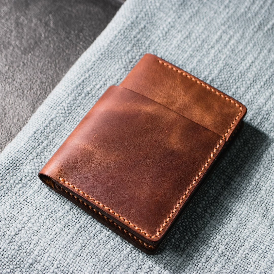 Vertical Wallet with Cash Pocket - Laodikya XL
