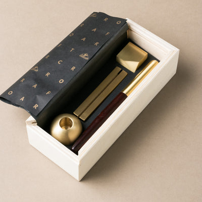 Brass Office Set - Set of 4 with Gift Box