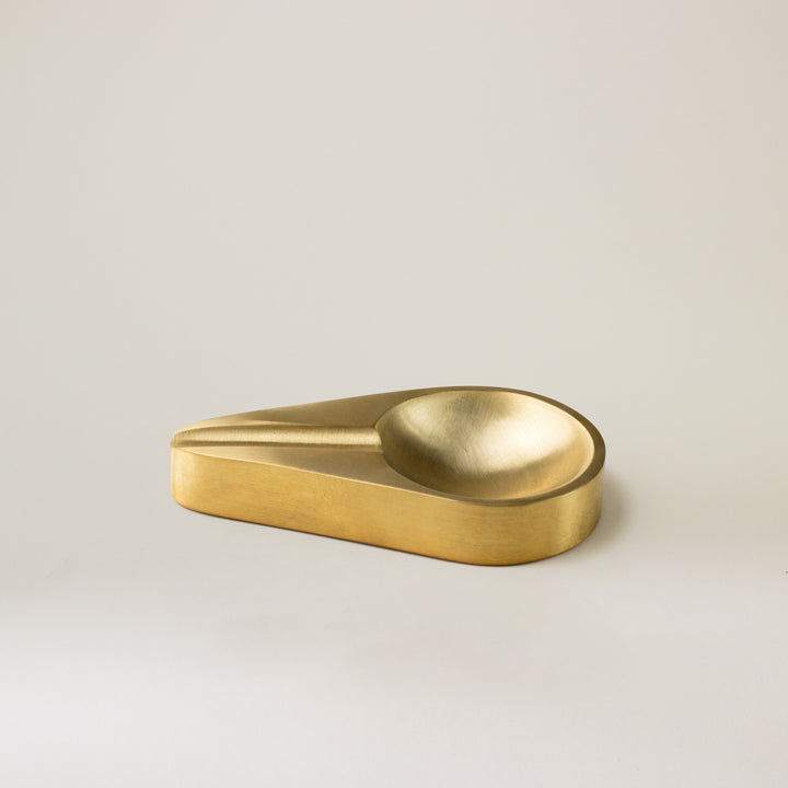 Oval Brass Cigar Ashtray