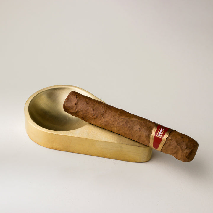 Oval Brass Cigar Ashtray