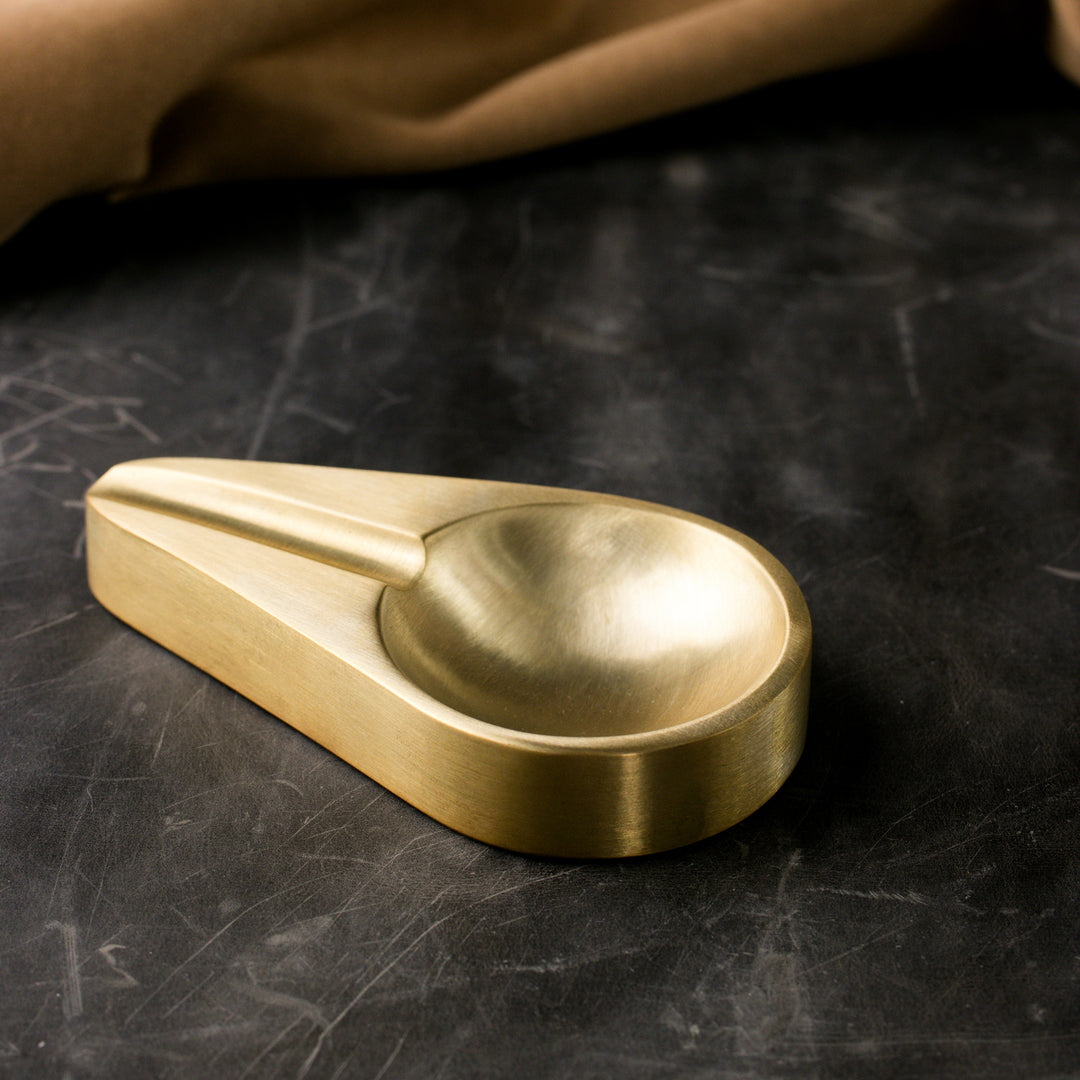 Oval Brass Cigar Ashtray