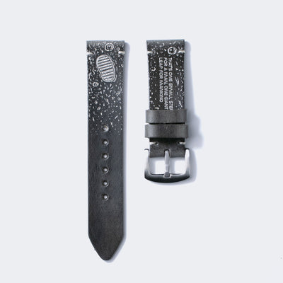 Silver Moon - Leather Watch Strap - Antique Gray
