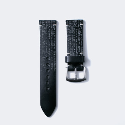 Matrix - Leather Watch Strap - Black