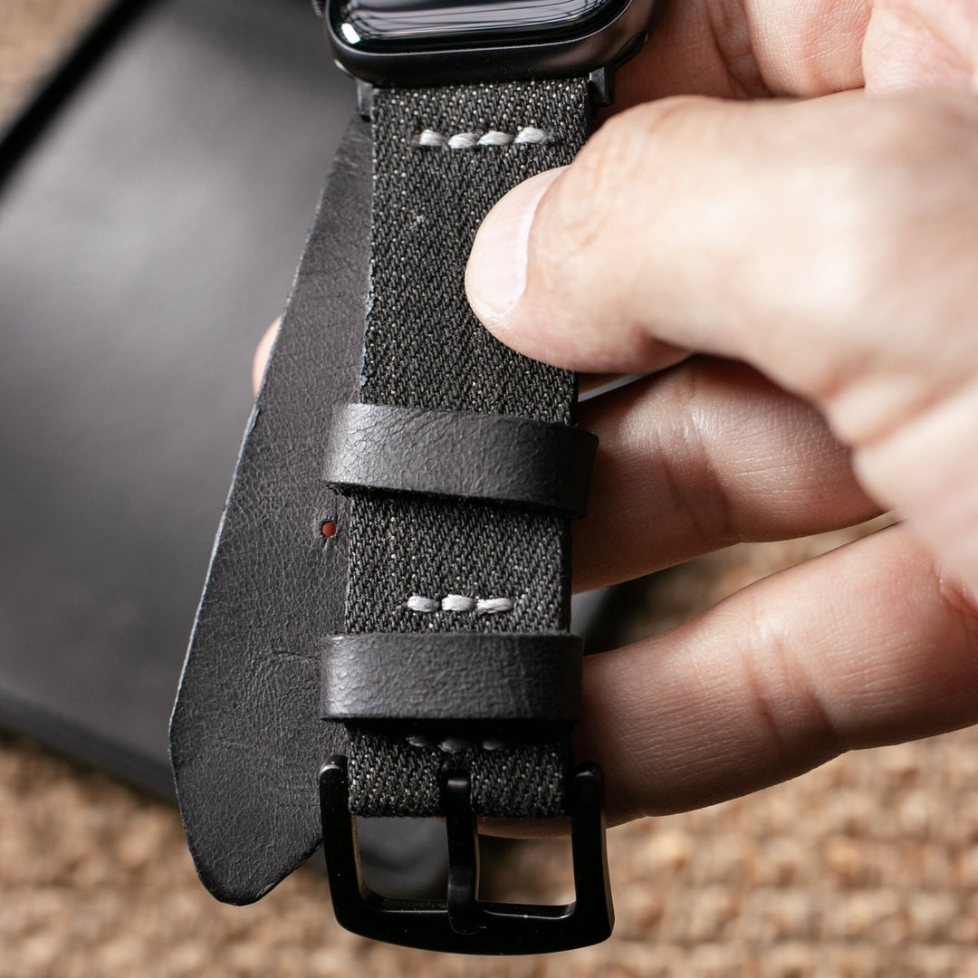 Denim Apple Watch Strap 