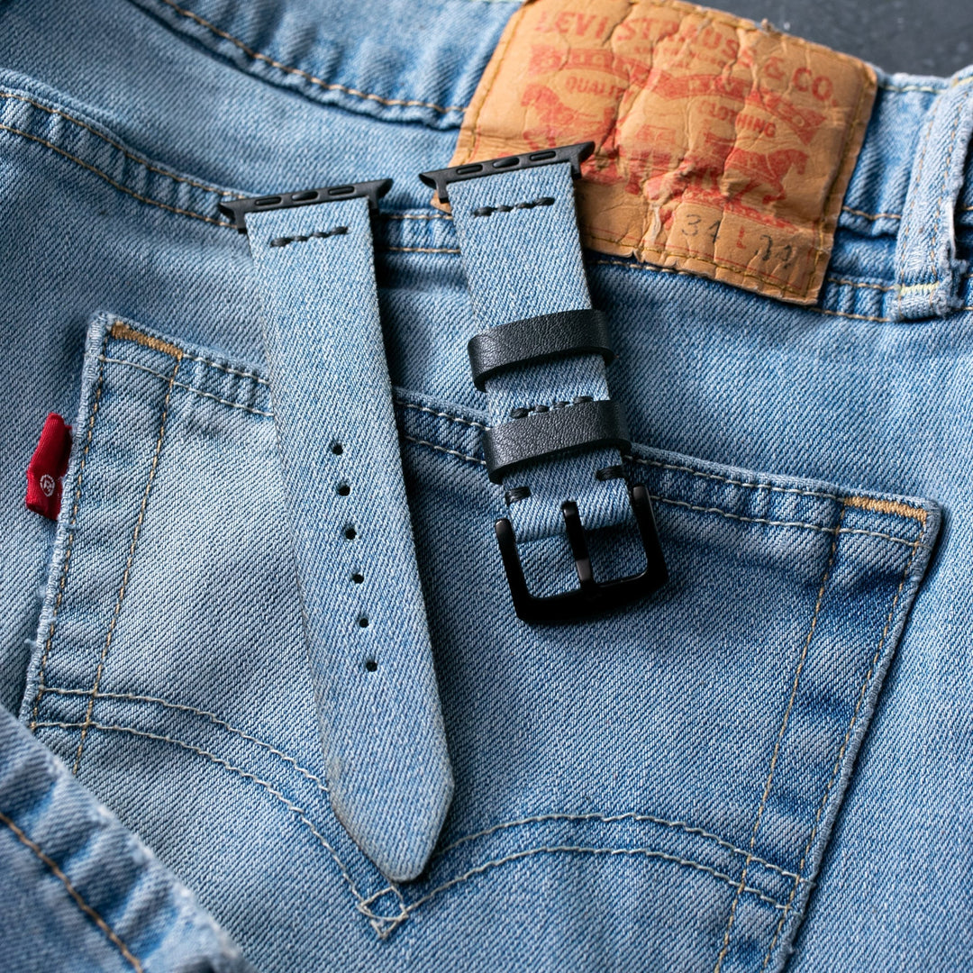 Denim Apple Watch Strap 
