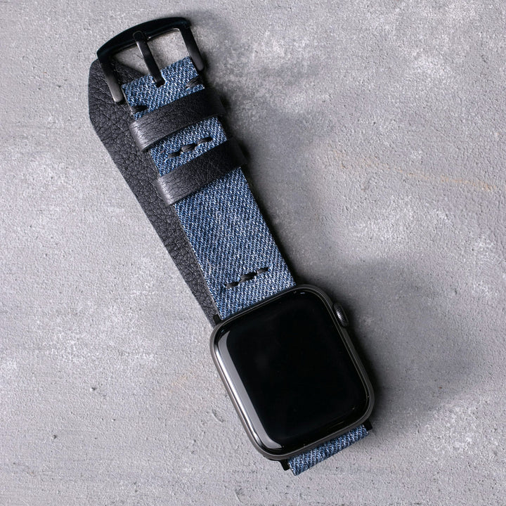 Denim Apple Watch Strap 