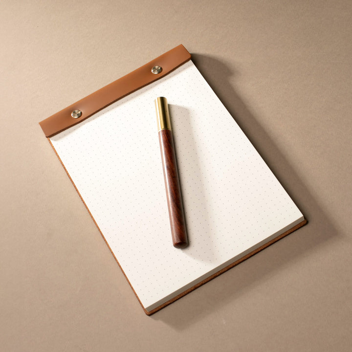 Leather A5 Notepad
