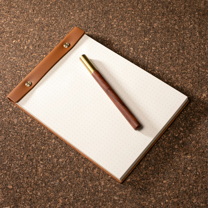 Leather A5 Notepad