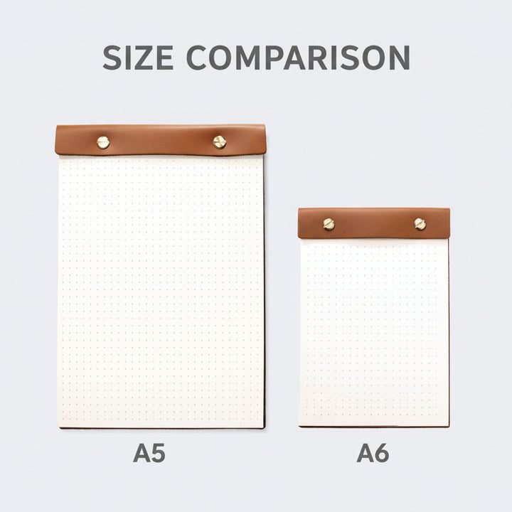 Leather A5 Notepad