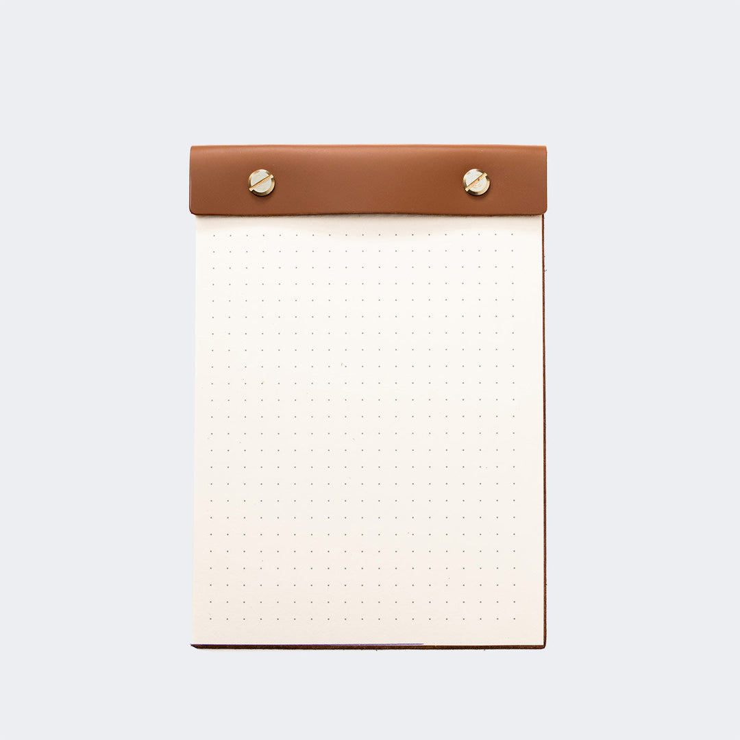 Leather Notepad Caramel
