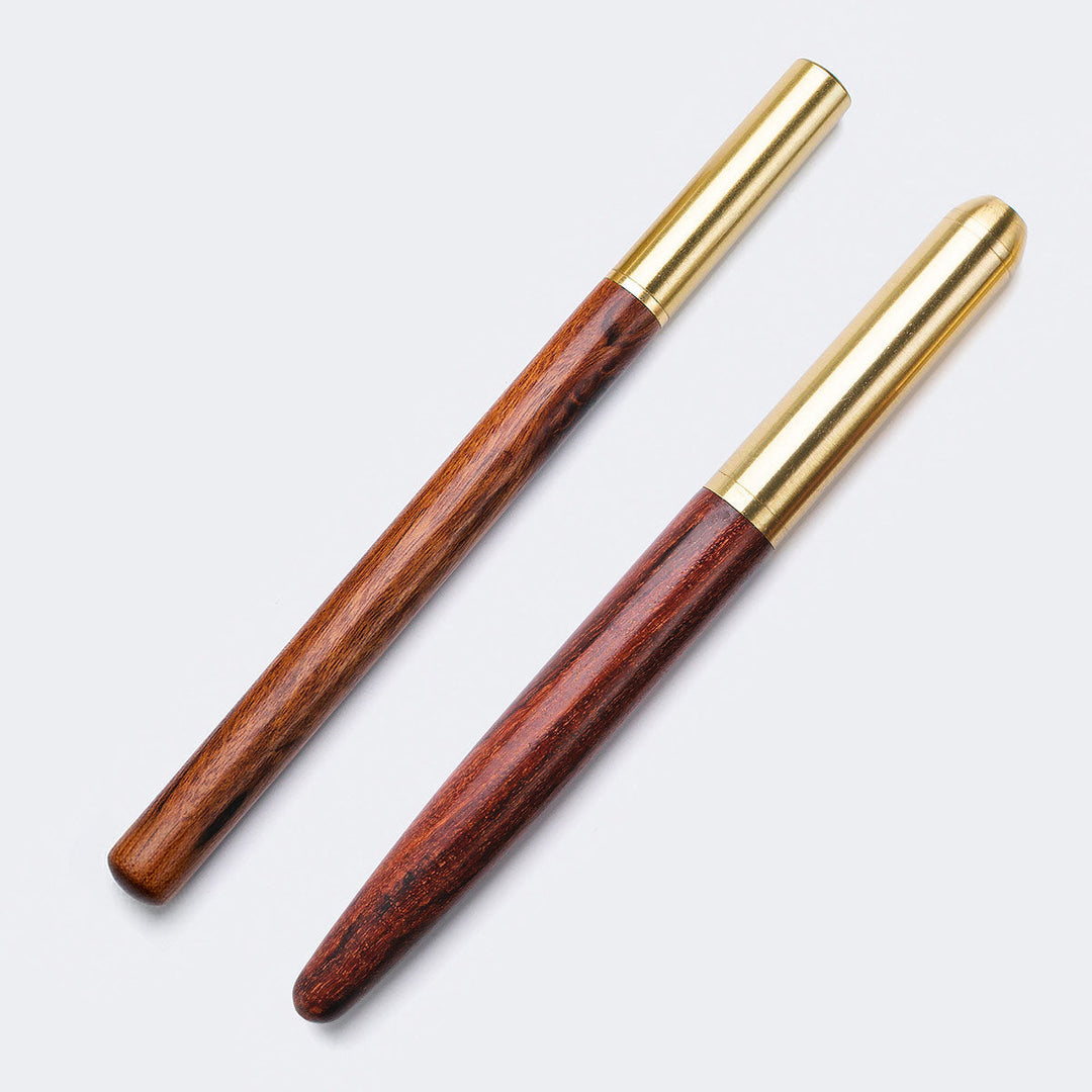 Wood & Brass Gel Pen