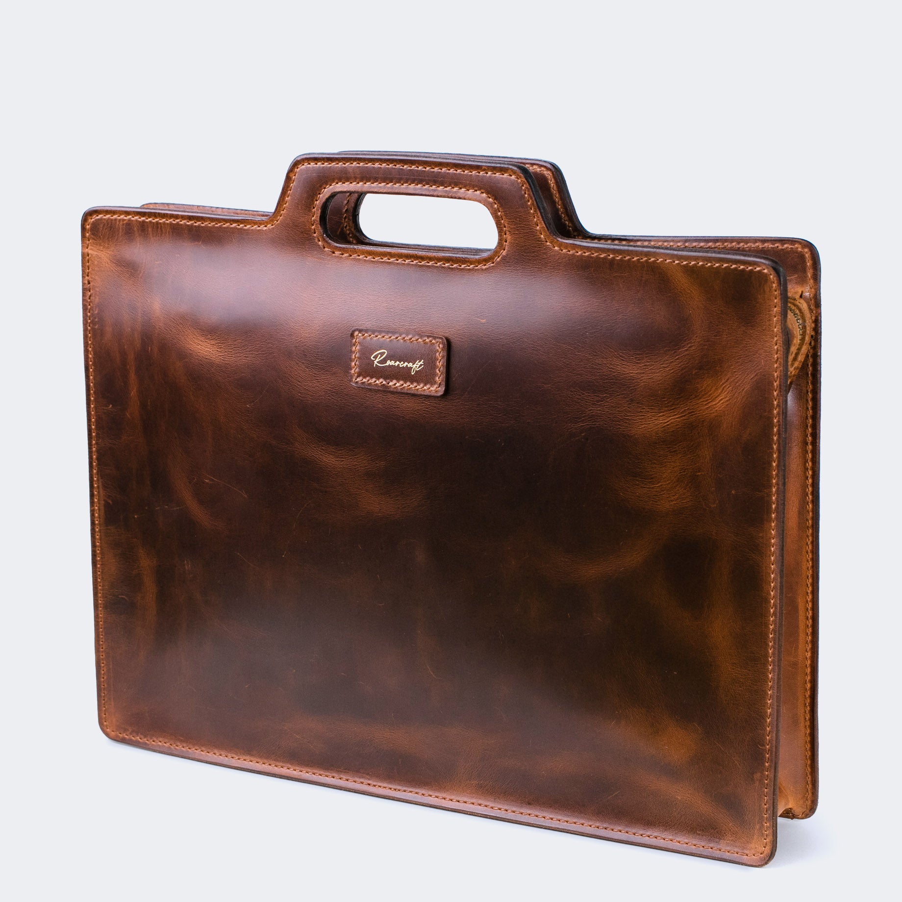 Classic Leather Briefcase - Timeless Elegance for Professionals – Roarcraft