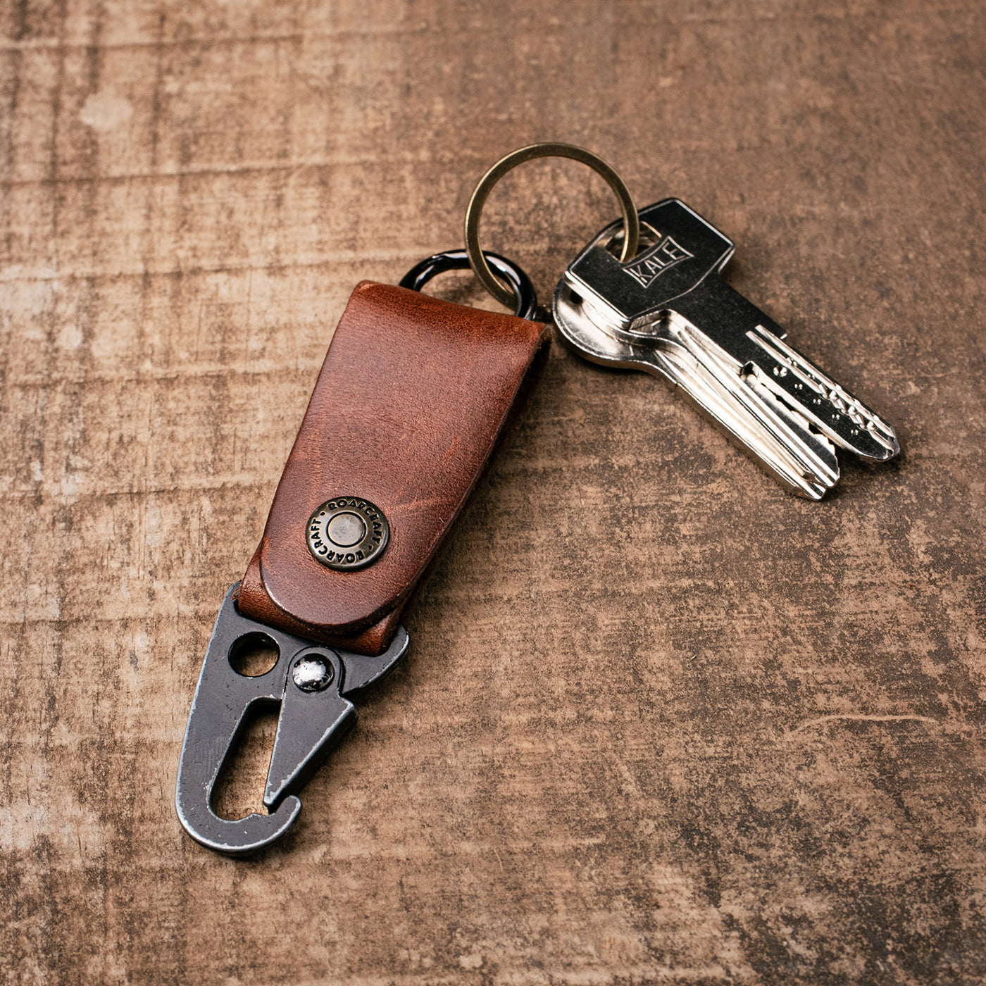 Leather Key Holder - Carabiner