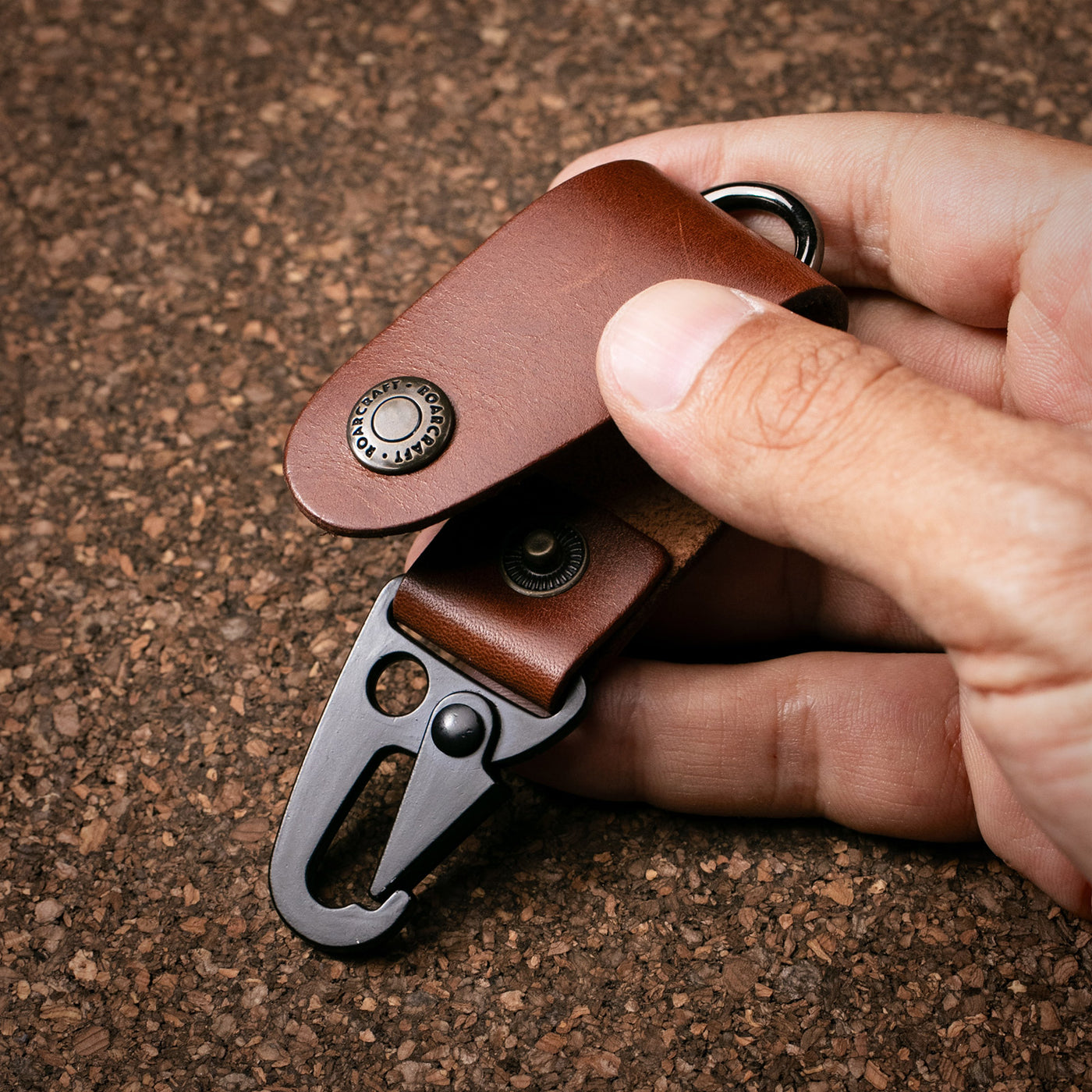 Leather Key Holder - Carabiner