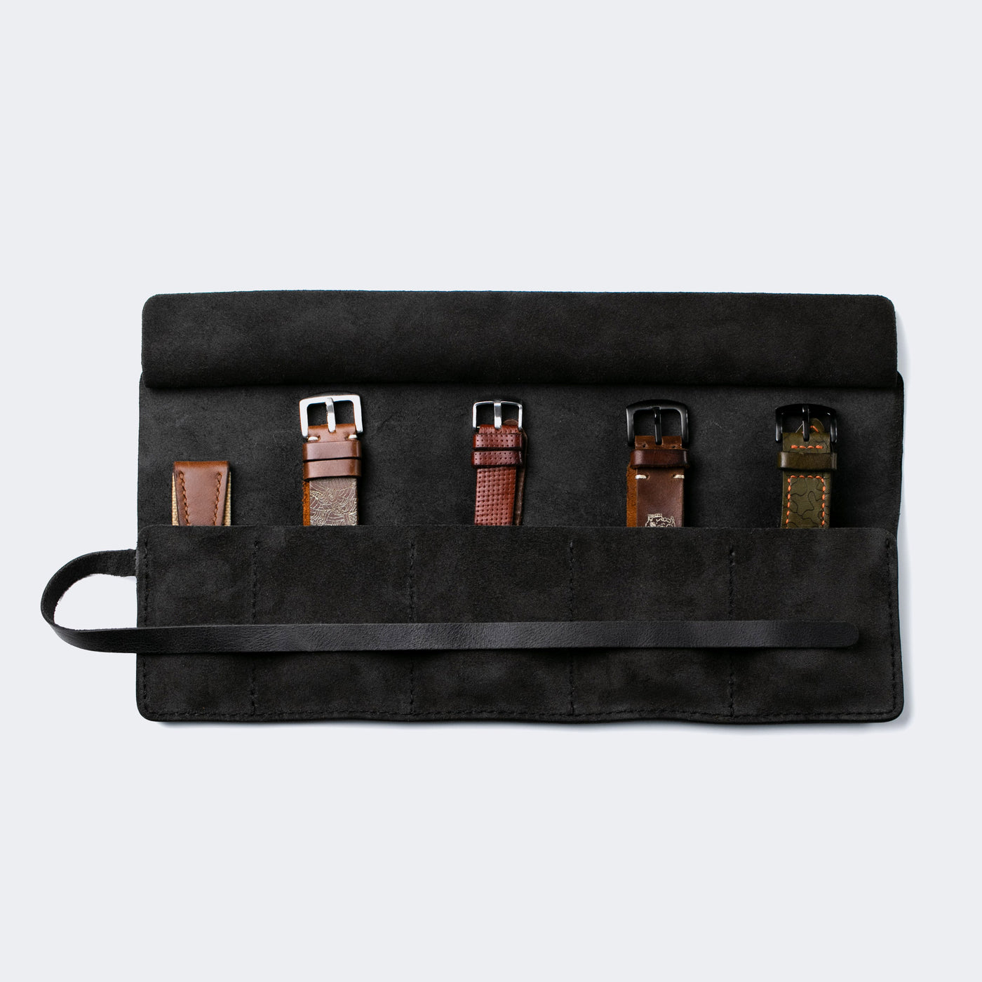 Leather Travel Watch Roll