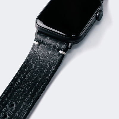 Matrix - Apple Watch Leather Band - Black