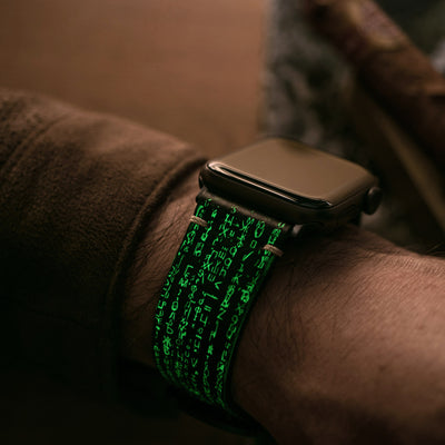 Matrix - Apple Watch Leather Band - Black