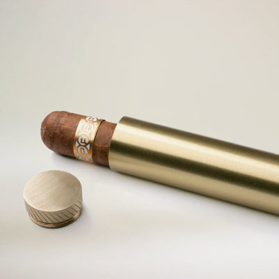 Brass Travel Cigar Tube