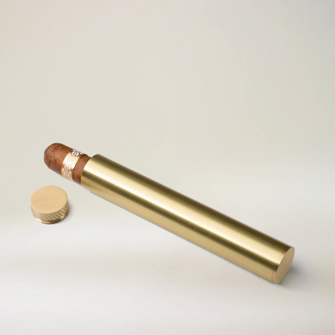 Brass Travel Cigar Tube