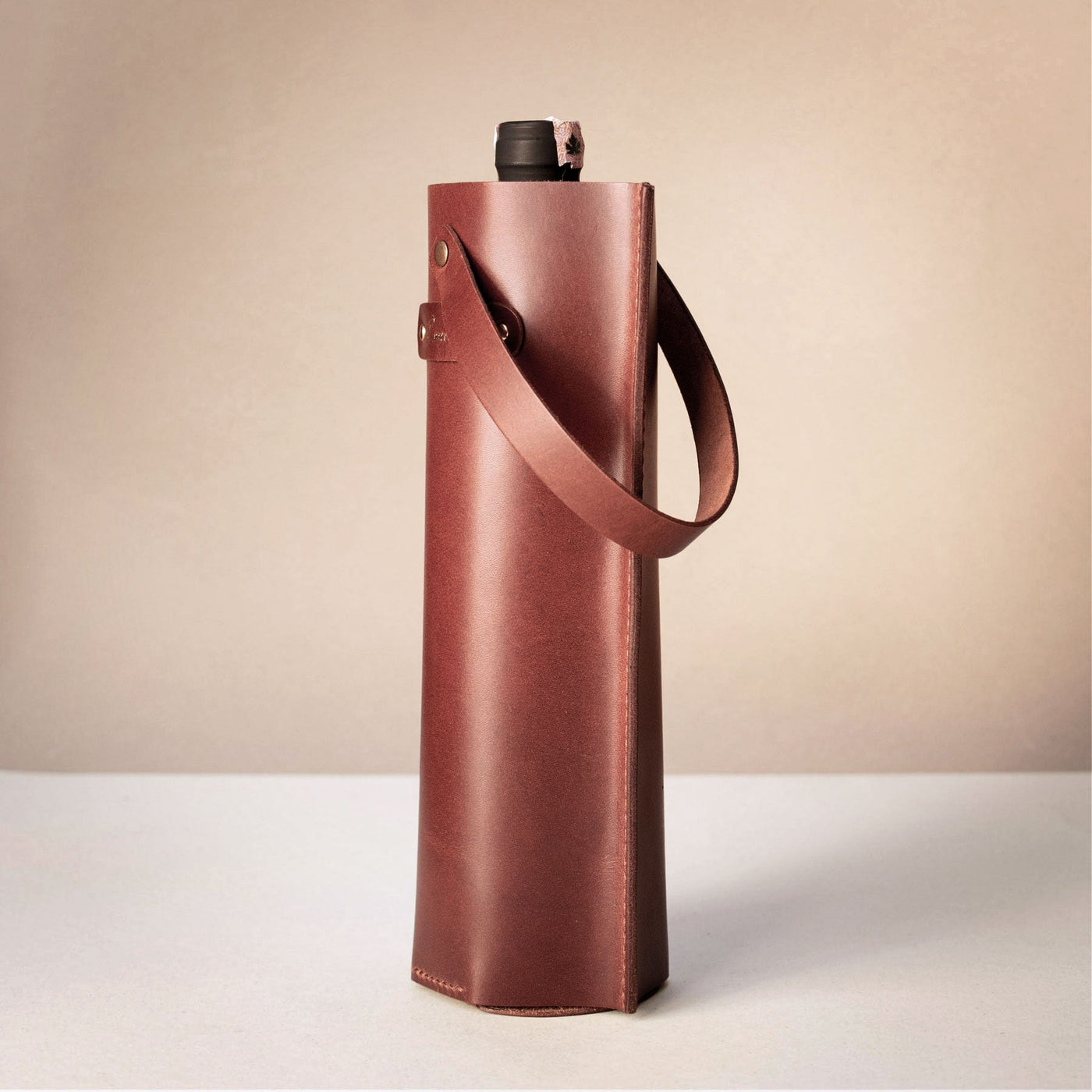 Leather Wine Bottle Carrier