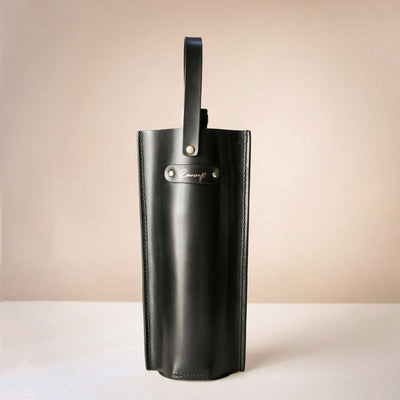 Leather Wine Bottle Carrier