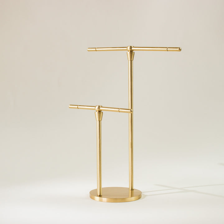 Brass Jewellery Stand - Dual