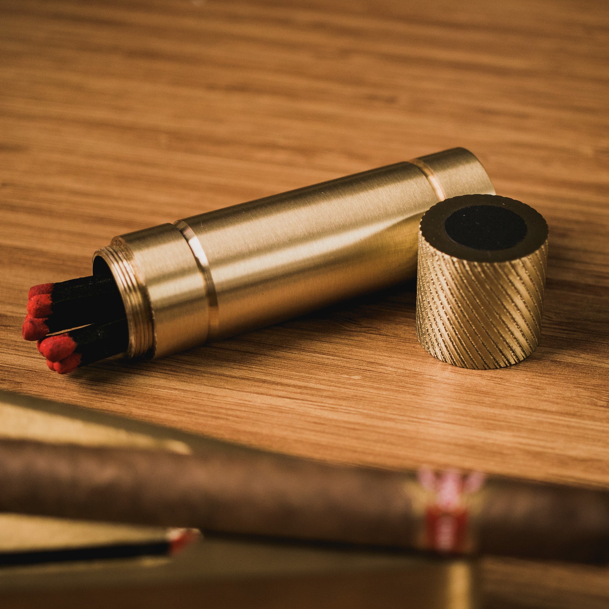 Brass Match Safe - Long – Roarcraft