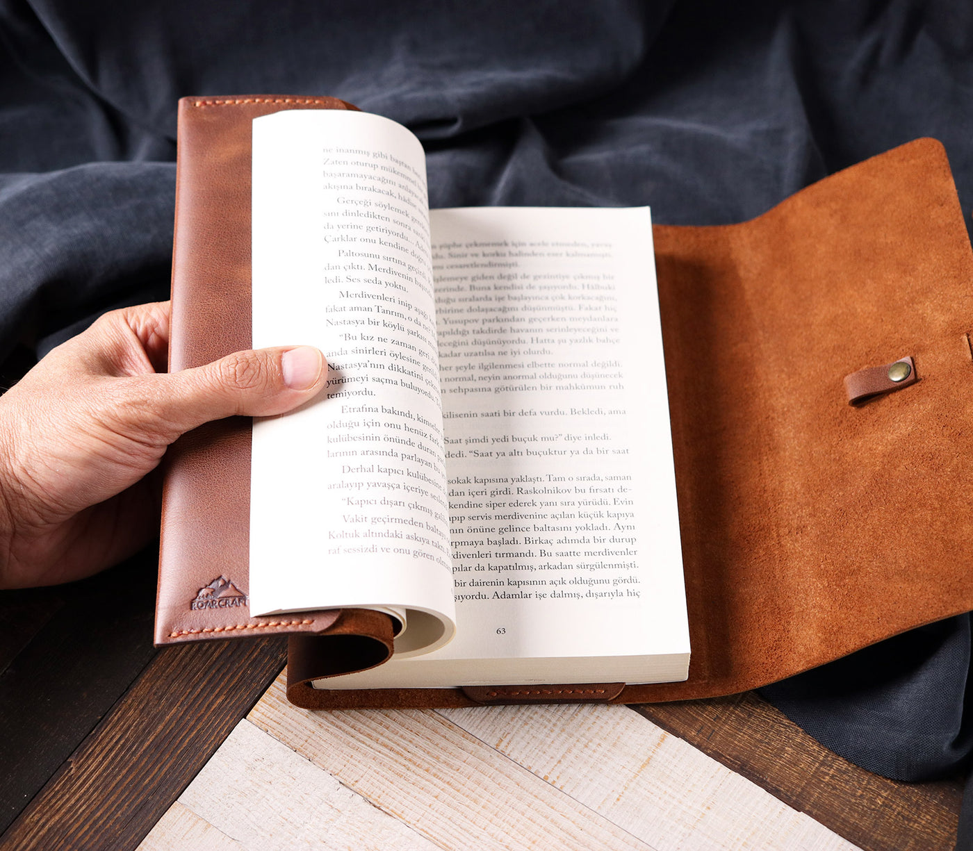 Handmade Leather Book Cover