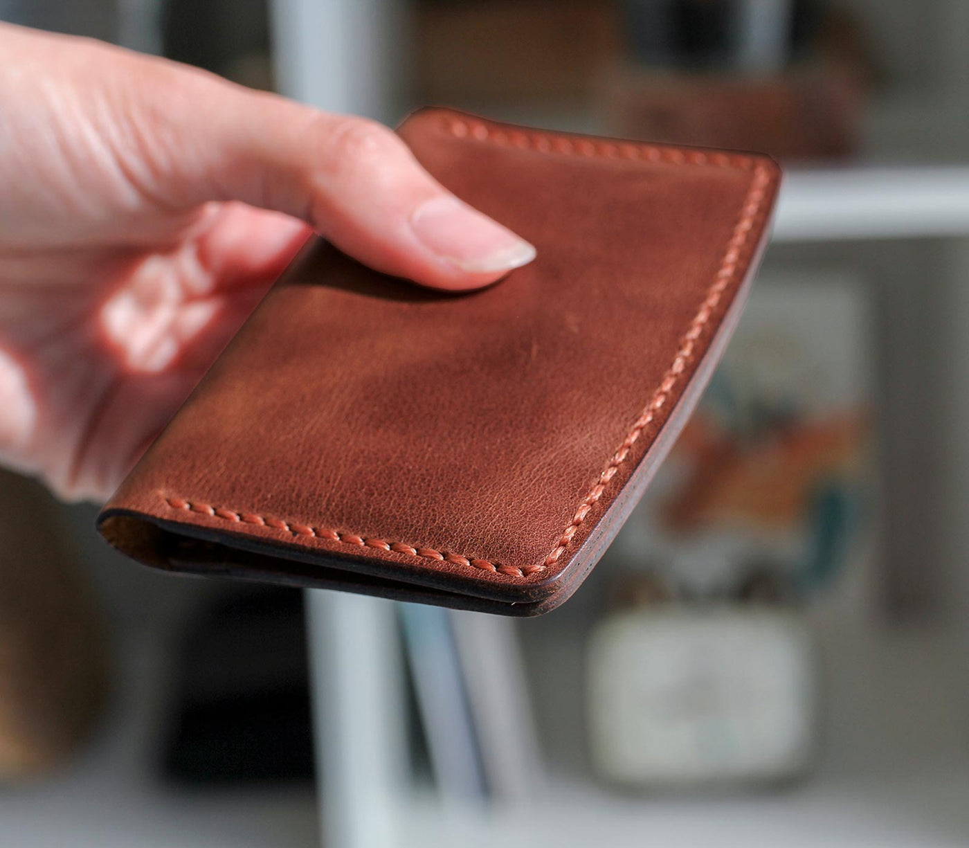 Leather Card Holder Wallet - Etenna