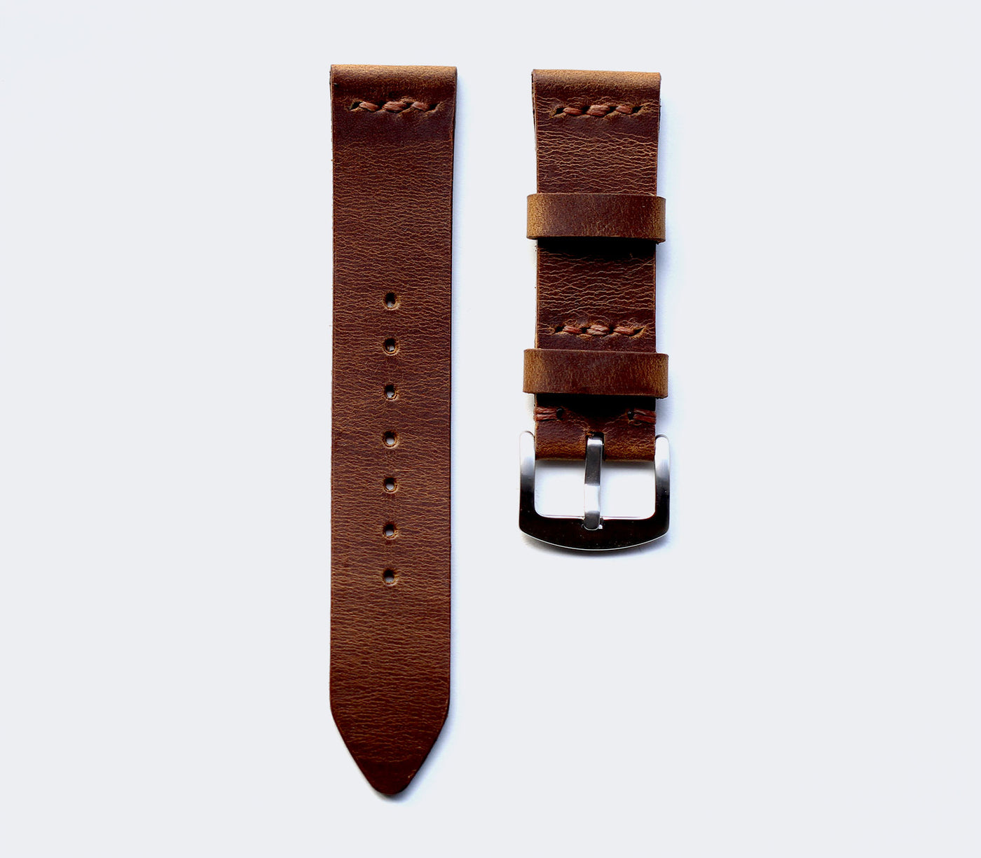 Leather Watch Strap - Antique Brown