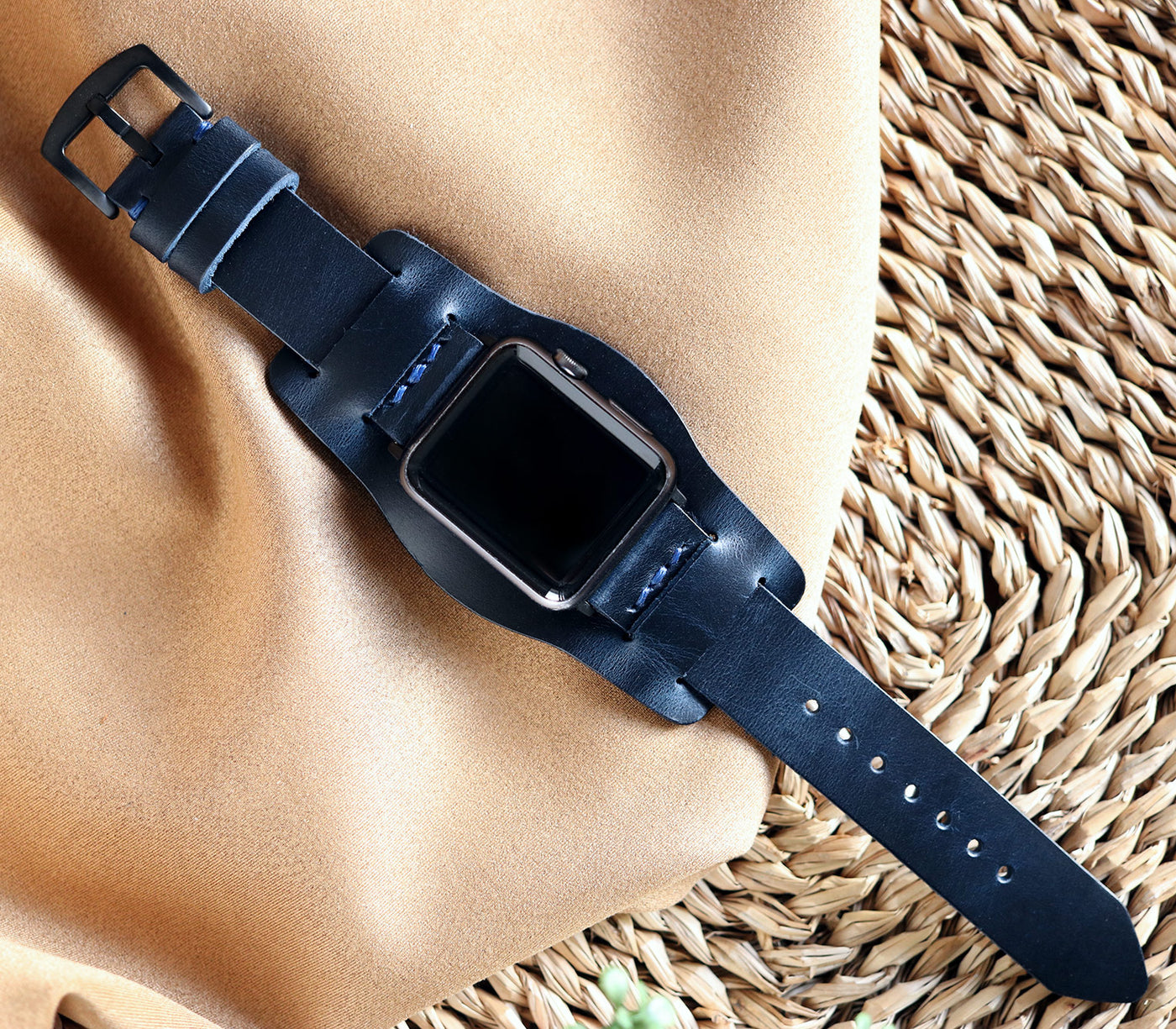 Apple Watch Minimal Bund Strap - Indigo Blue
