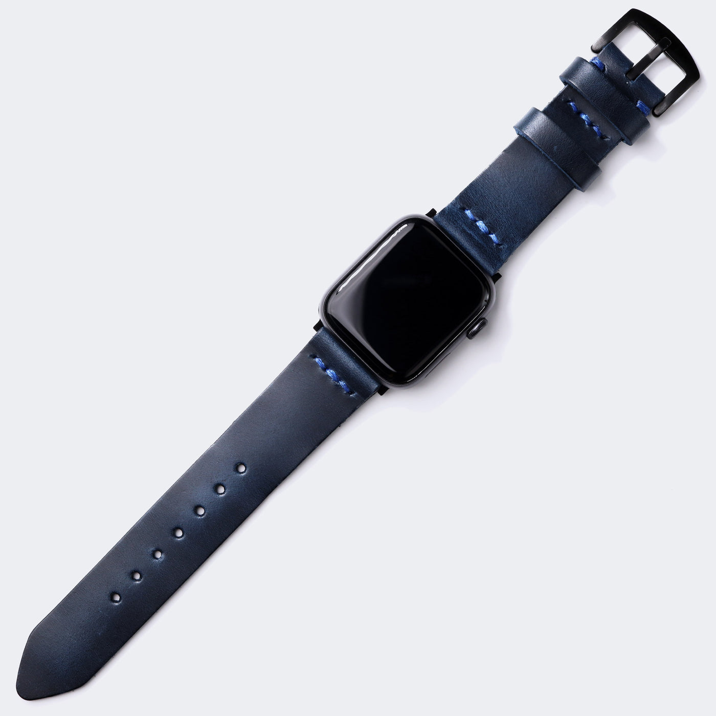 Apple Watch Leather Band - Indigo Blue