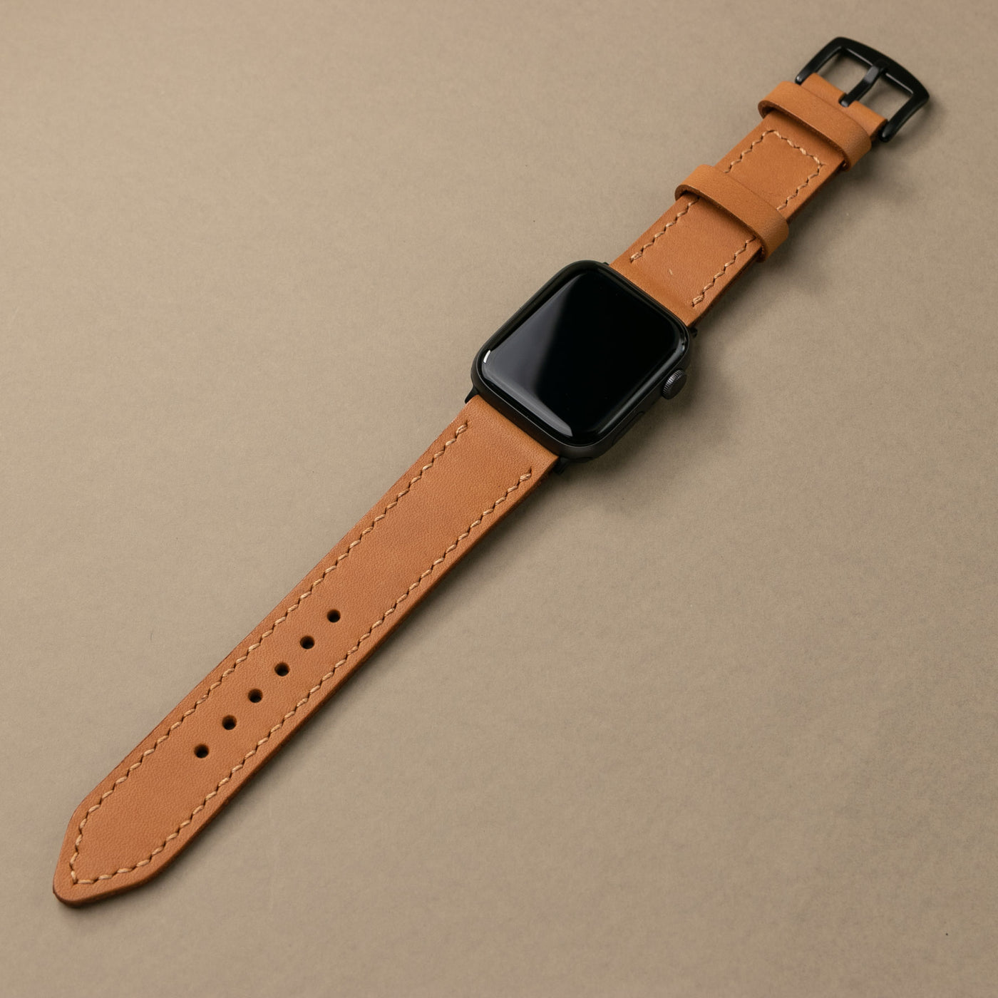 VegTan Leather Apple Watch Strap - Apricot