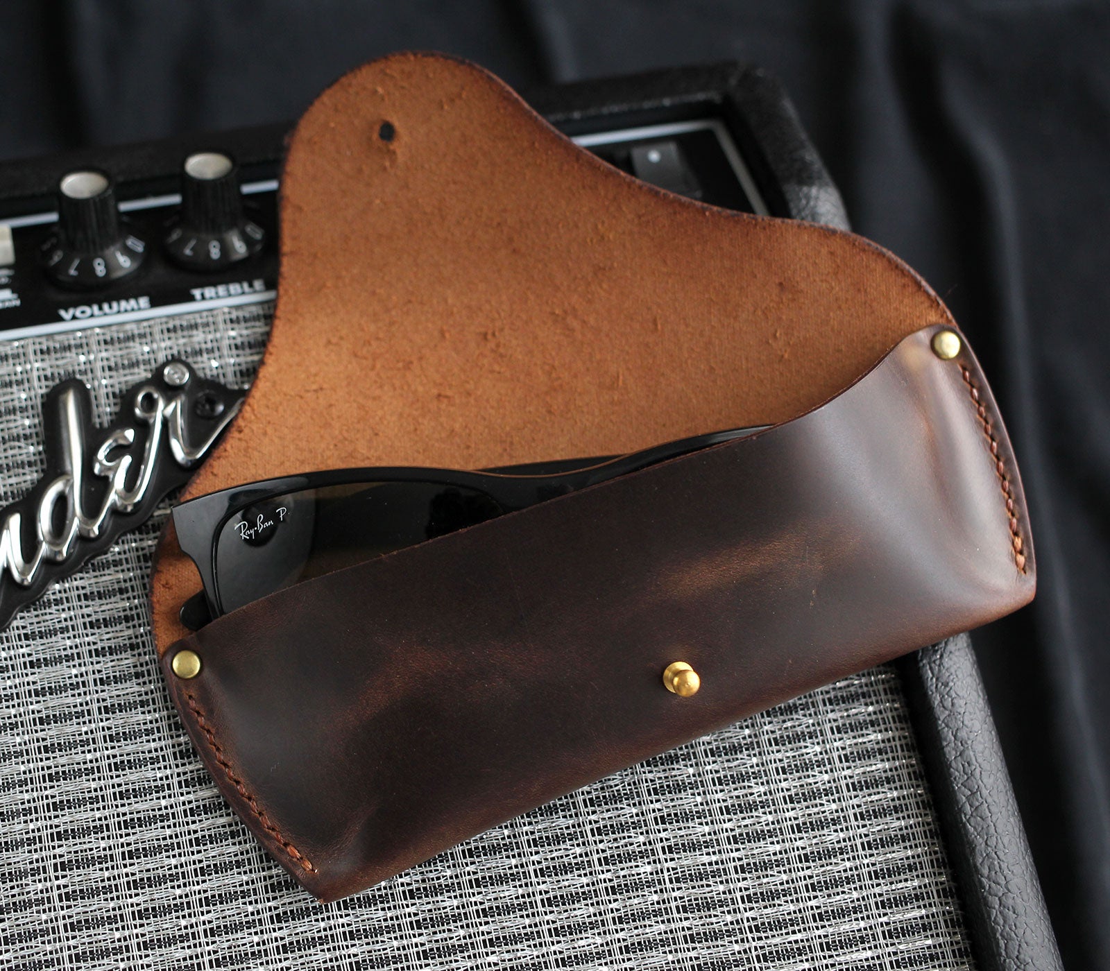 Leather Sunglasses Case – Roarcraft