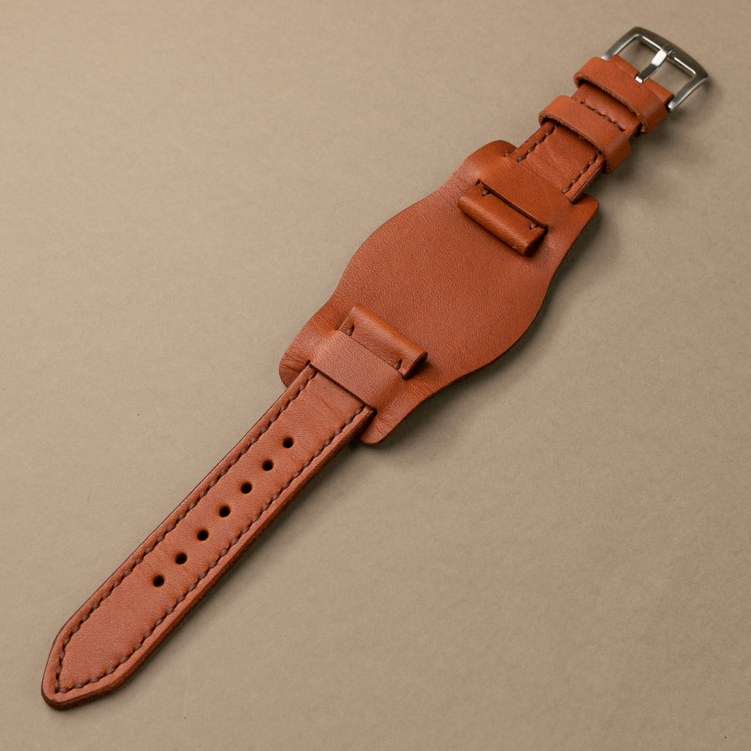 Custom Made Bund Watch Strap Cognac – Roarcraft1