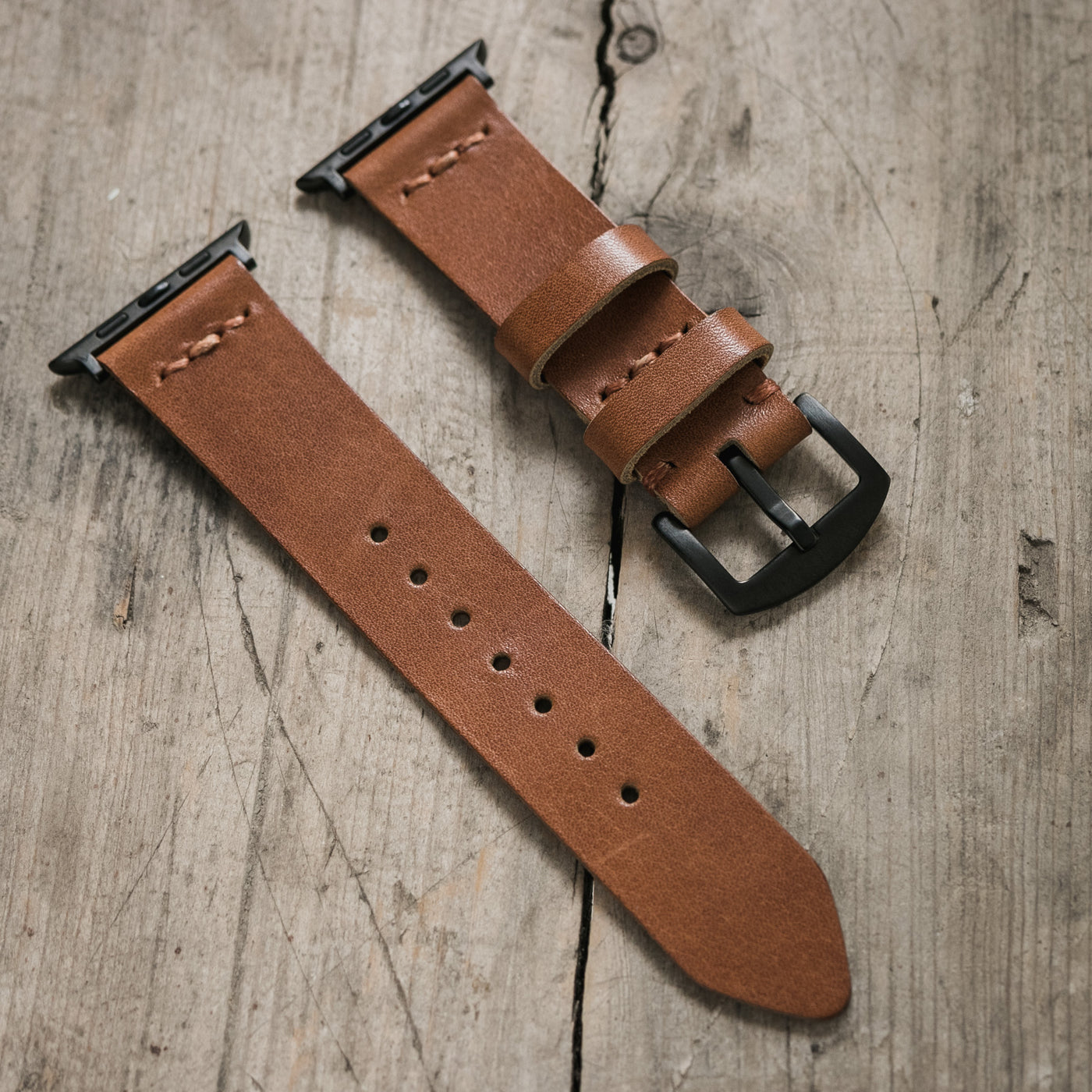 Apple Watch Leather Band - Tan