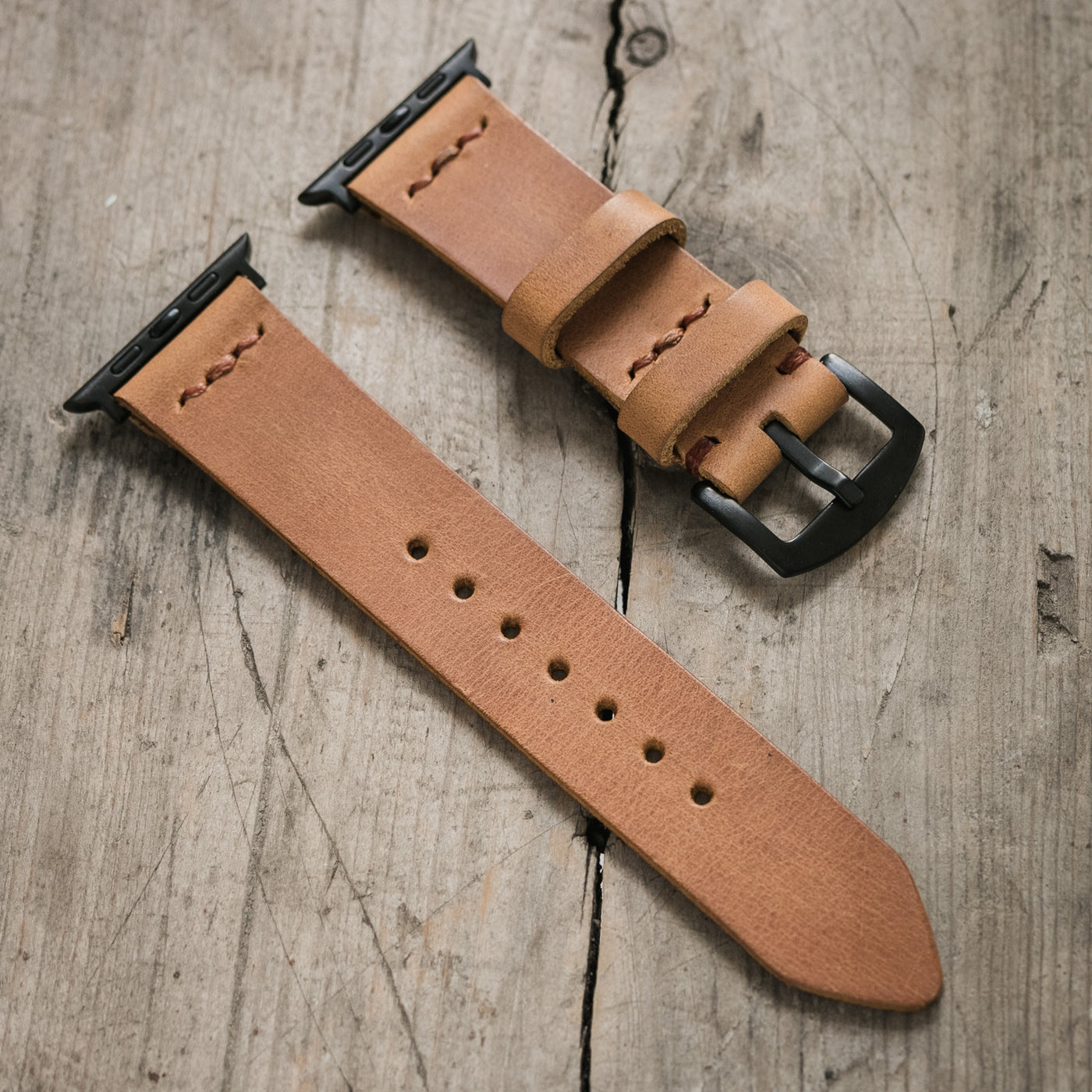 Apple Watch Leather Band - Mustard
