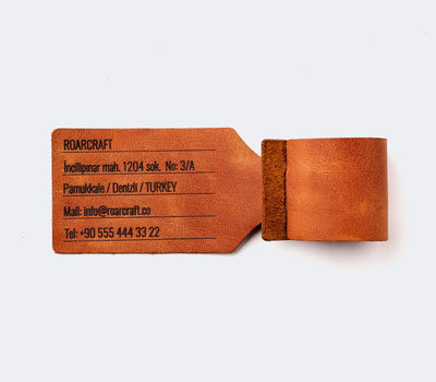 Leather Travel Tag - Personalized
