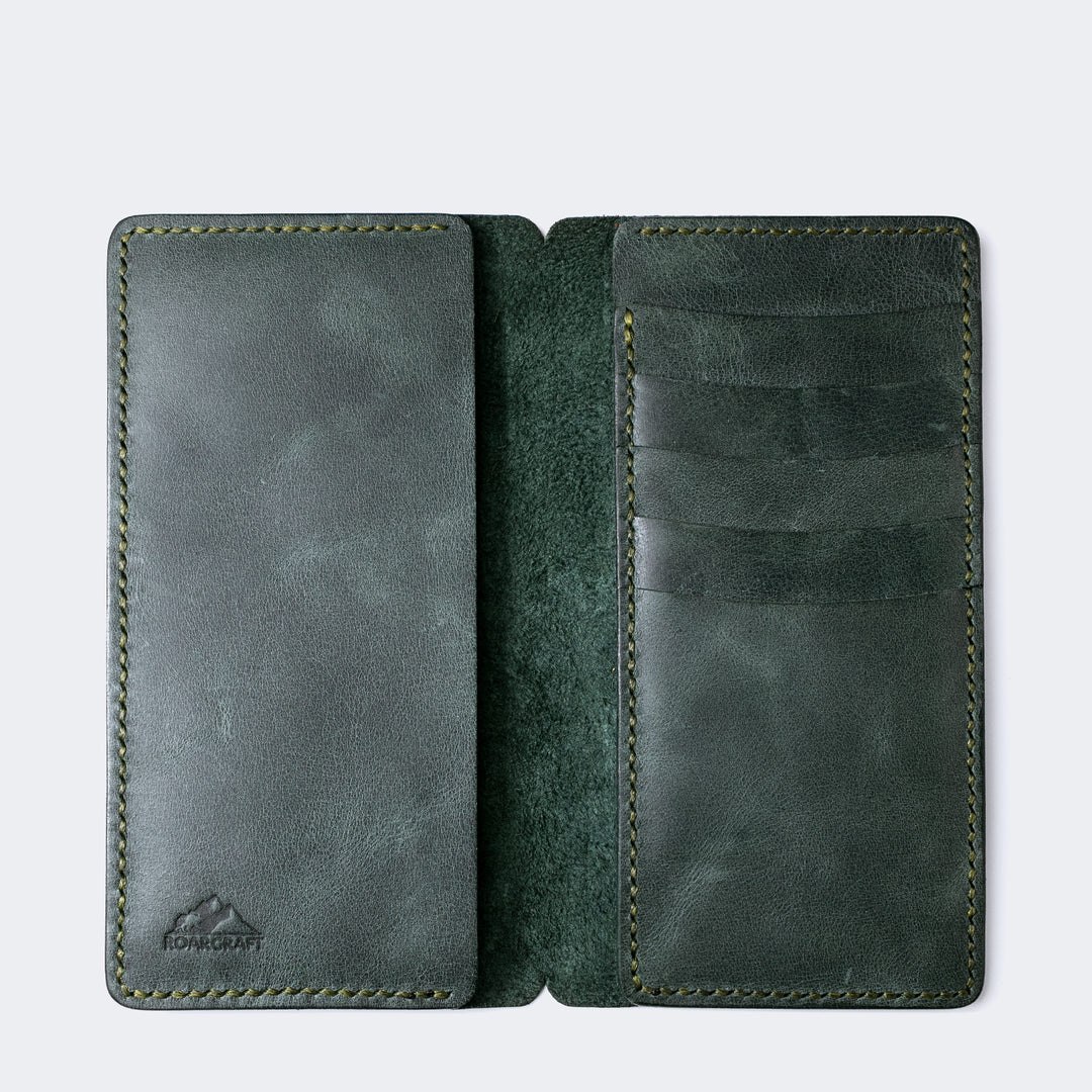 iPhone Leather Wallet Case - Leather Phone Wallet Emerald iPhone Leather Wallet Case - Leather Phone Wallet Emerald