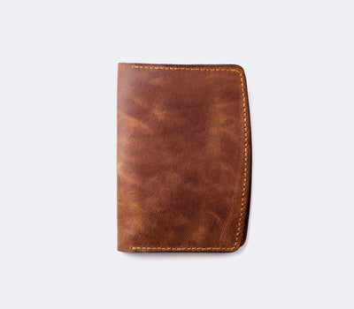Leather Passport Wallet - Nemrut