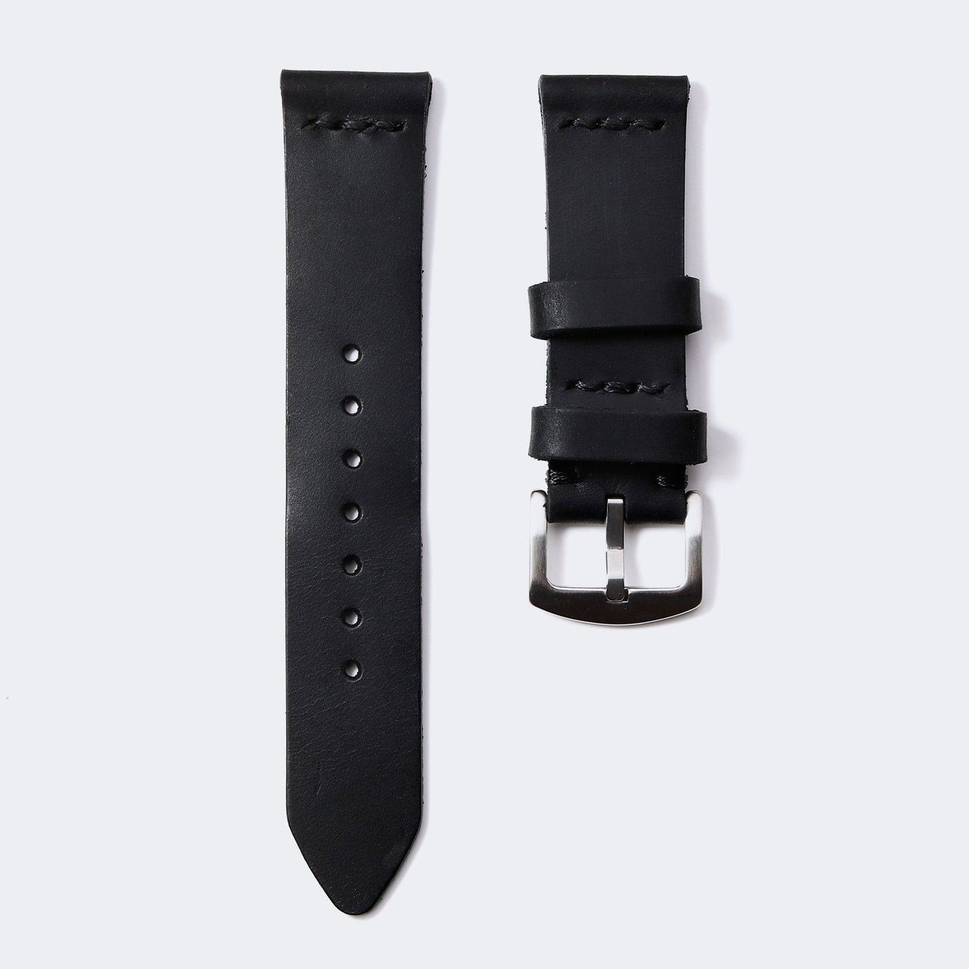 Leather Watch Strap - Black