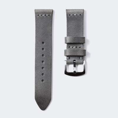 Leather Watch Strap - Antique Gray