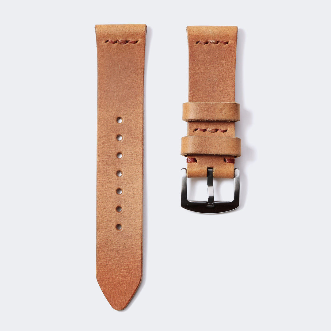 Handmade Leather Watch Strap Mustard for Sevenfriday Panerai